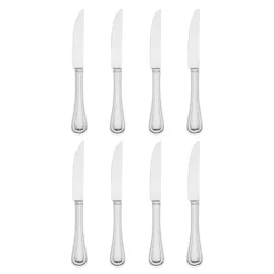 Lenox Barlowe 8-Piece Steak Knife Set - Premium Stainless Steel Flatware