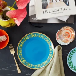 Lenox LX Remix Assorted 4-Piece Accent Plate Set | Stylish Dinnerware for Modern Tables -lenox Sales Store 893639 w11