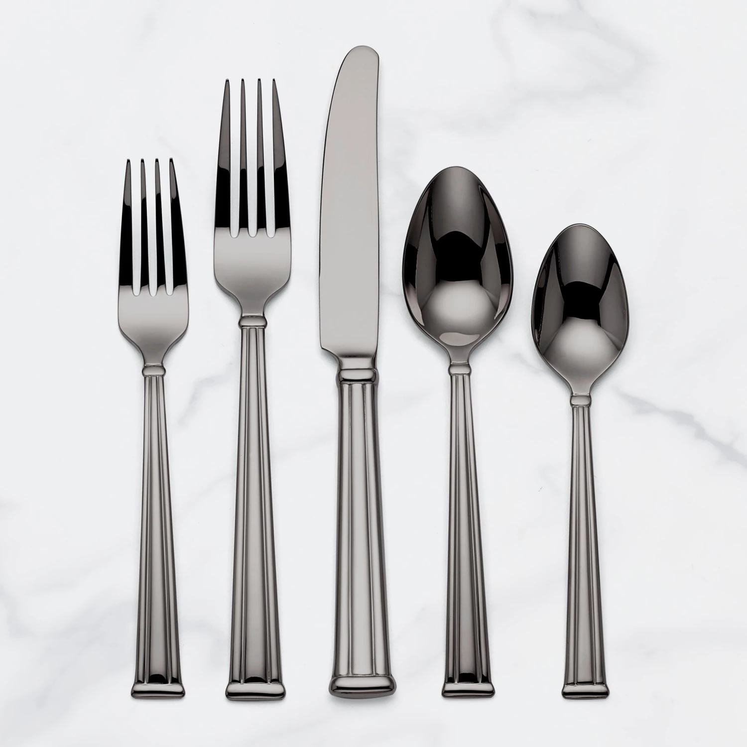 Lenox Cantwell 20-Piece Flatware Set - Stainless Steel Elegant Dining Utensils 3 Lenox Cantwell 20-Piece Flatware Set - Stainless Steel Elegant Dining Utensils