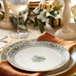 Lenox Autumn White 4-Piece Dinner Plate Set - Elegant & Durable Dinnerware -lenox Sales Store 893654 893655 894561 893812 LNP S23 FEA 10