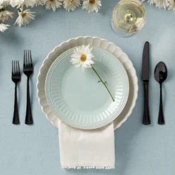 Lenox Portola Black 20-Piece Flatware Set - Elegant Stainless Steel Flatware for Everyday Dining 15 Lenox Portola Black 20-Piece Flatware Set - Elegant Stainless Steel Flatware for Everyday Dining -lenox Sales Store 893677 w14