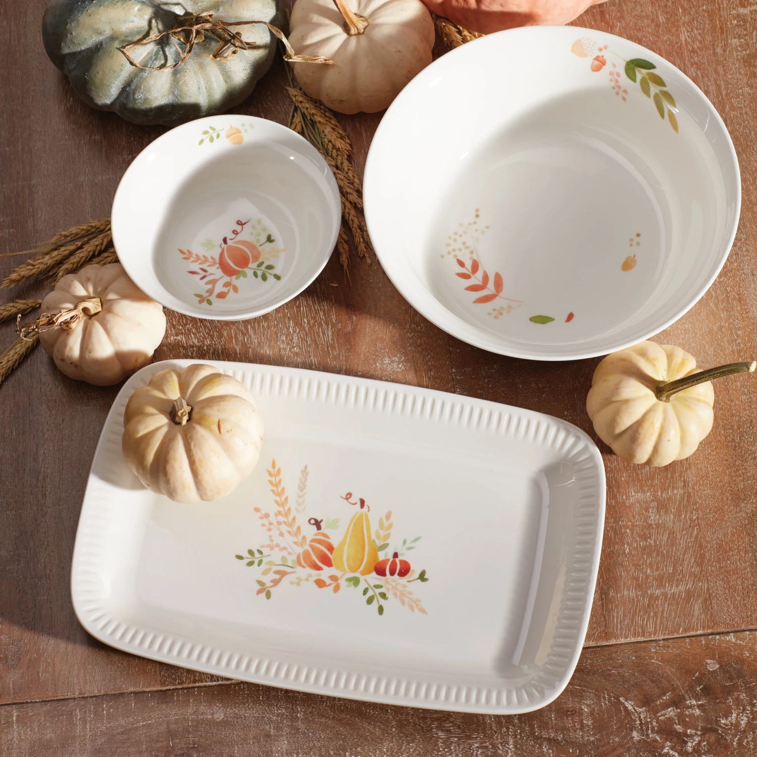 Lenox Profile Harvest Rectangular Platter – Elegant Dinnerware for Any Occasion 4 Lenox Profile Harvest Rectangular Platter – Elegant Dinnerware for Any Occasion - Image 2
