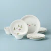 Lenox Profile Snow Day 12-Piece Dinnerware Set - Elegant Dinner Plates, Salad Plates, Bowls -lenox Sales Store 893852 w10