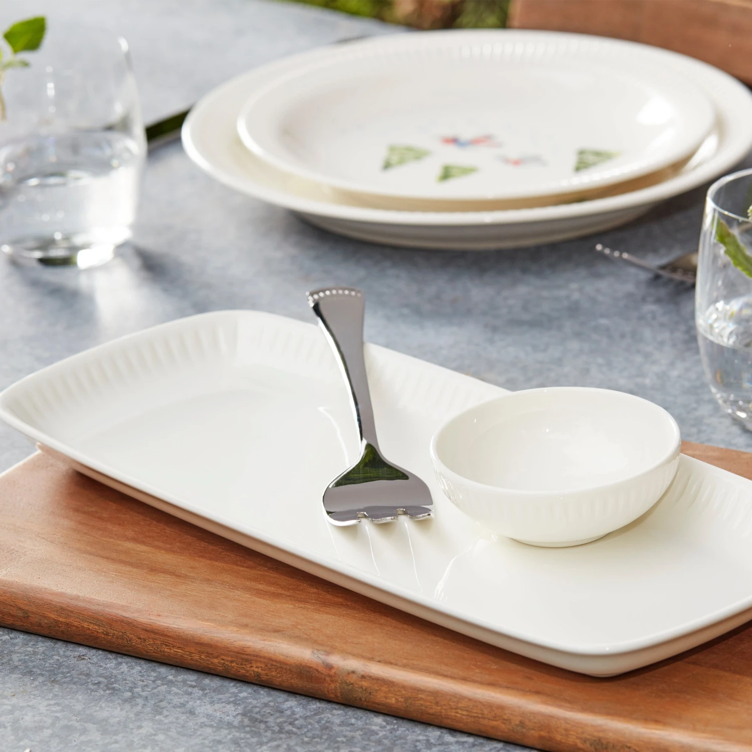 Lenox Profile Snow Day 12-Piece Dinnerware Set - Elegant Dinner Plates, Salad Plates, Bowls 7 Lenox Profile Snow Day 12-Piece Dinnerware Set - Elegant Dinner Plates, Salad Plates, Bowls - Image 5