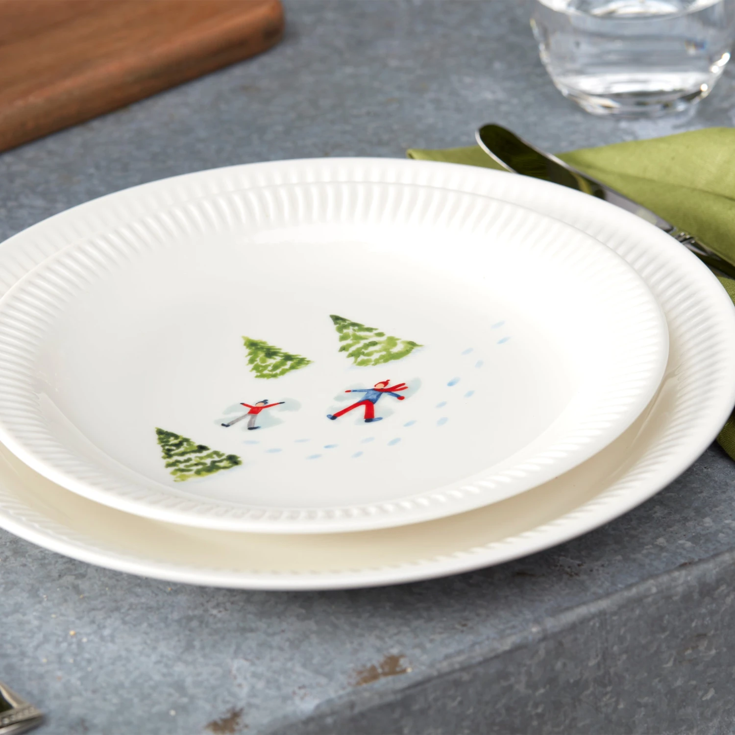 Lenox Profile Snow Day 12-Piece Dinnerware Set - Elegant Dinner Plates, Salad Plates, Bowls 8 Lenox Profile Snow Day 12-Piece Dinnerware Set - Elegant Dinner Plates, Salad Plates, Bowls - Image 6