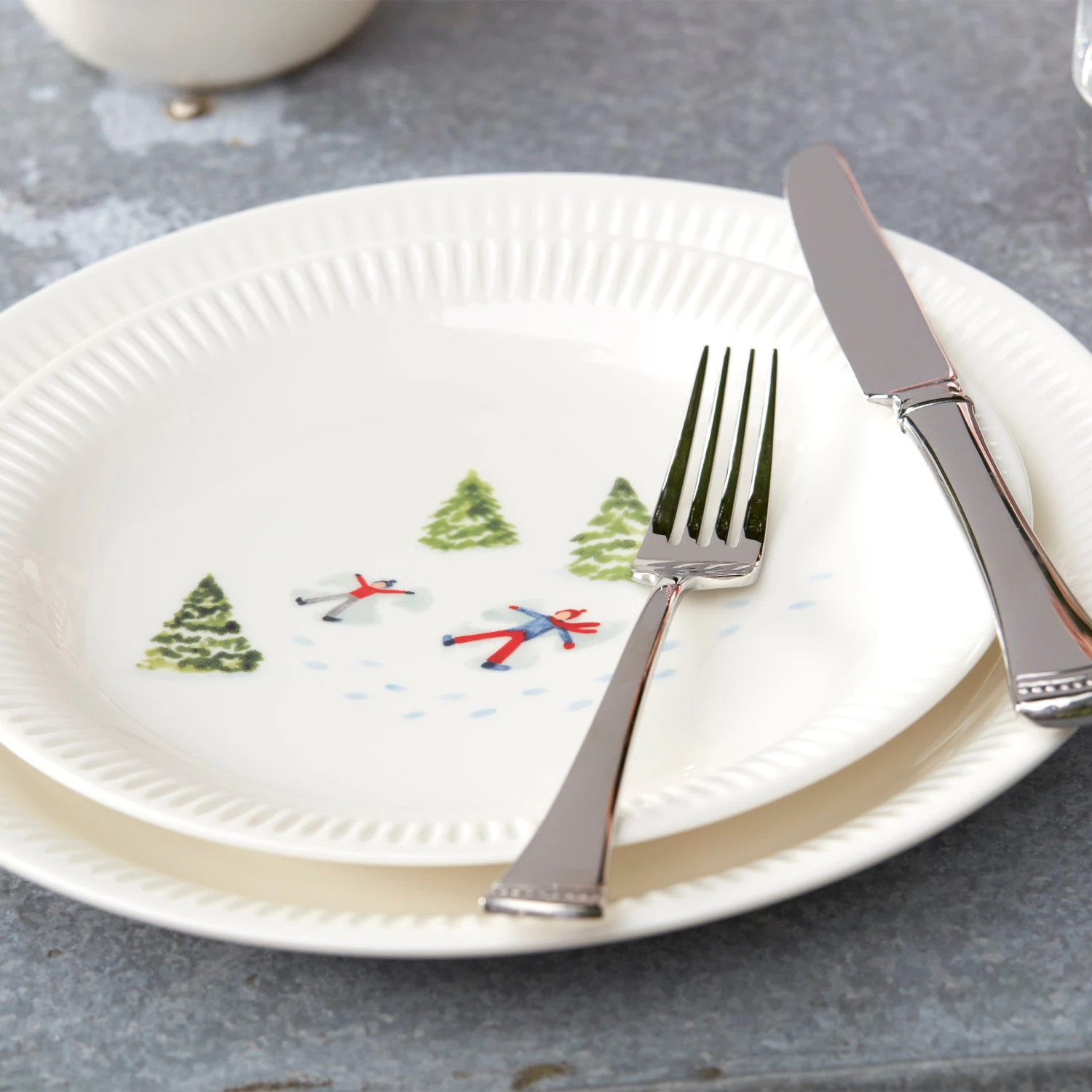 Lenox Profile Snow Day 12-Piece Dinnerware Set - Elegant Dinner Plates, Salad Plates, Bowls 5 Lenox Profile Snow Day 12-Piece Dinnerware Set - Elegant Dinner Plates, Salad Plates, Bowls - Image 3