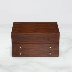 Lenox Rosewood Flatware Chest - Elegant Storage for Flatware Sets