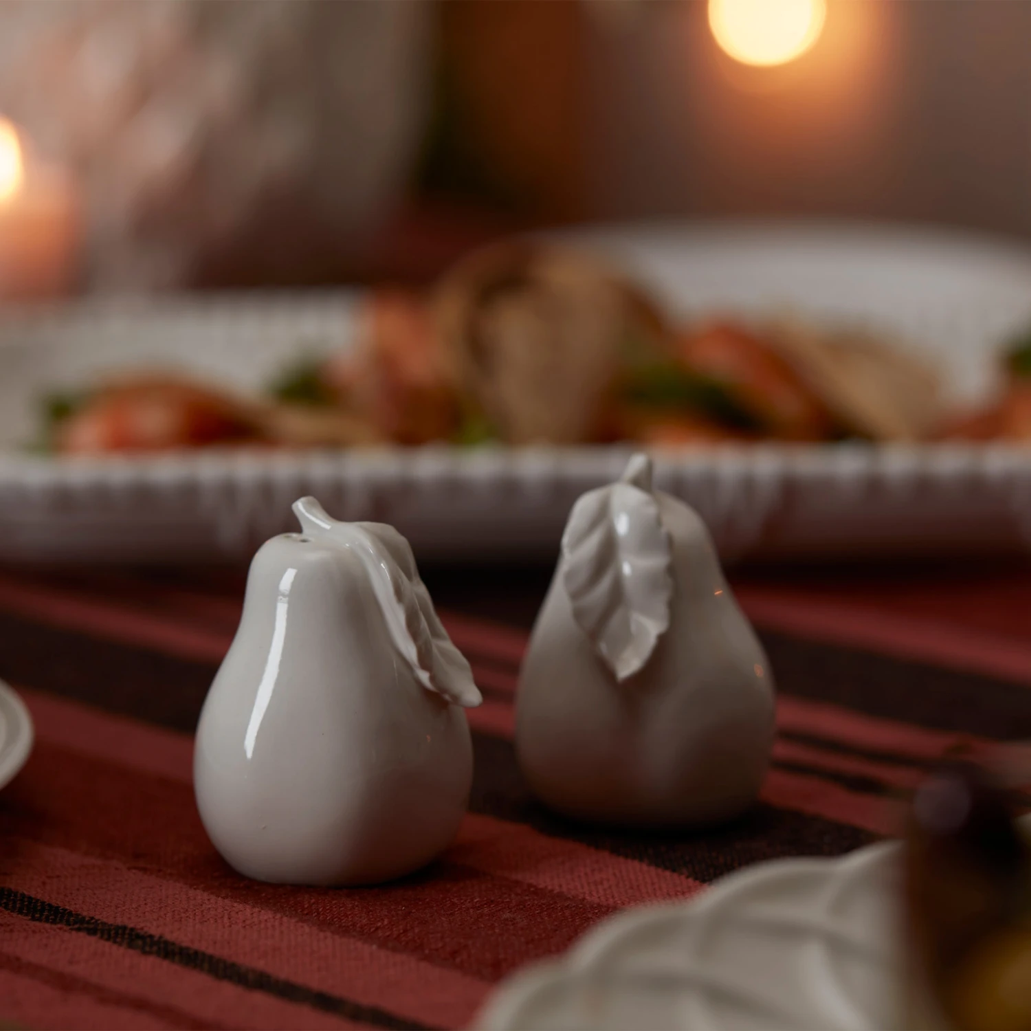 Lenox Wicker Creek Pear Salt & Pepper Set - Elegant Dinnerware Accessories 4 Lenox Wicker Creek Pear Salt & Pepper Set - Elegant Dinnerware Accessories - Image 2