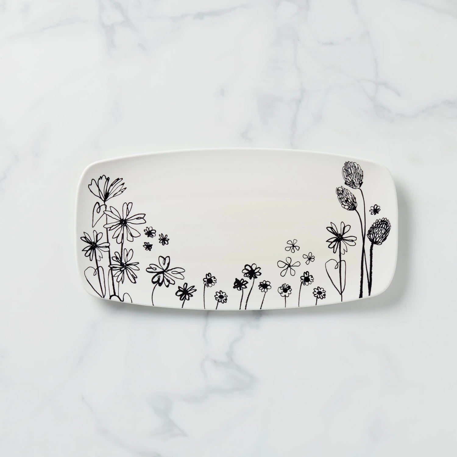 Kate Spade Garden Doodle Tray - Stylish Dinnerware for Elegant Tables 3 Kate Spade Garden Doodle Tray - Stylish Dinnerware for Elegant Tables