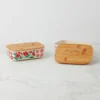 Kate Spade Floral Fields Container Set of 2 | Elegant Kitchen Storage Solution -lenox Sales Store 893972 w10