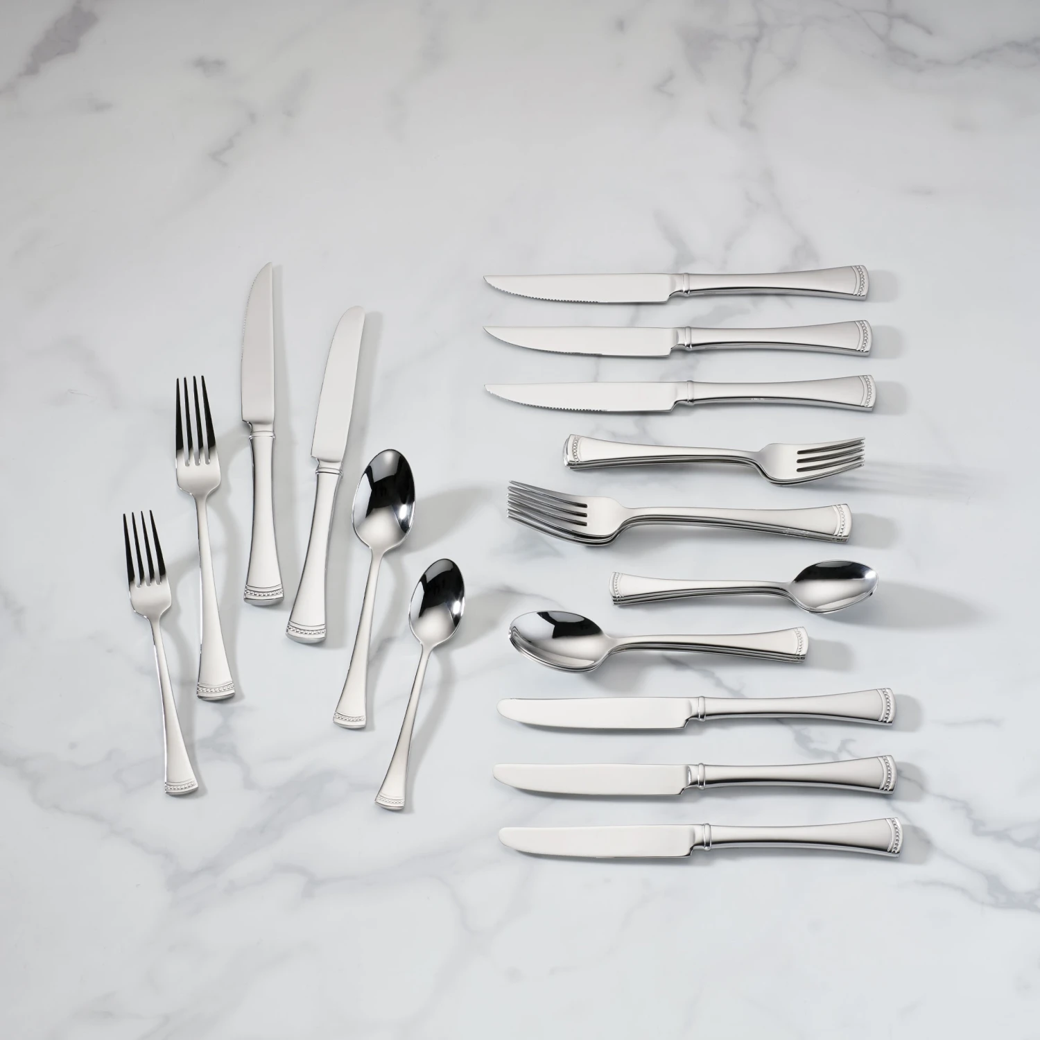 Lenox Colington Creek 24-Piece Flatware Set - Elegant Stainless Steel Silverware 3 Lenox Colington Creek 24-Piece Flatware Set - Elegant Stainless Steel Silverware