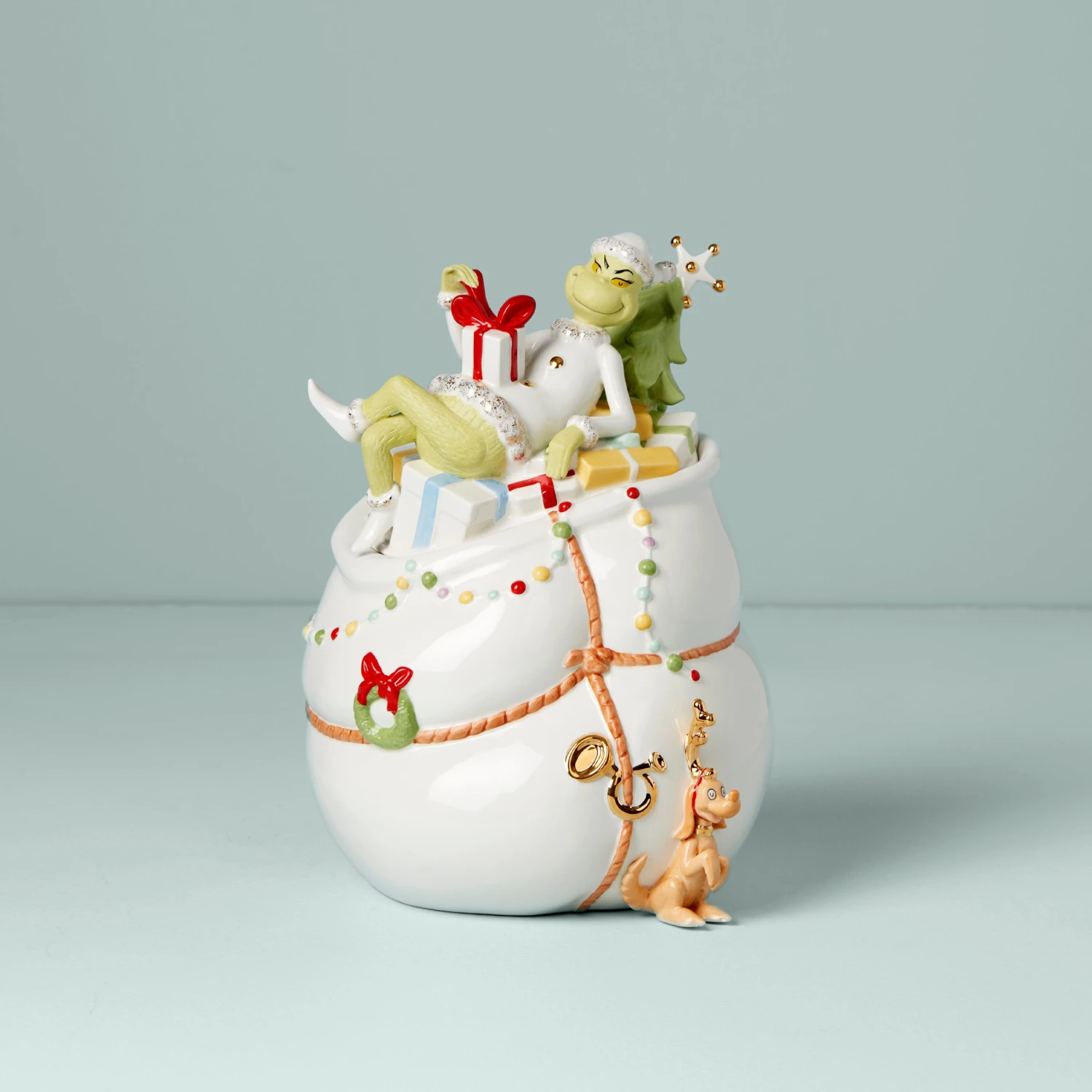 Lenox Merry Grinchmas Cookie Jar - Festive Kitchen Decor 3 Lenox Merry Grinchmas Cookie Jar - Festive Kitchen Decor