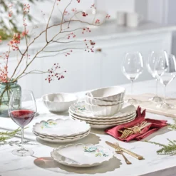 Lenox French Perle Berry Accent Plates, Set of 4 - Elegant Dinnerware for Stylish Dining 18 Lenox French Perle Berry Accent Plates, Set of 4 - Elegant Dinnerware for Stylish Dining -lenox Sales Store 894193 w12