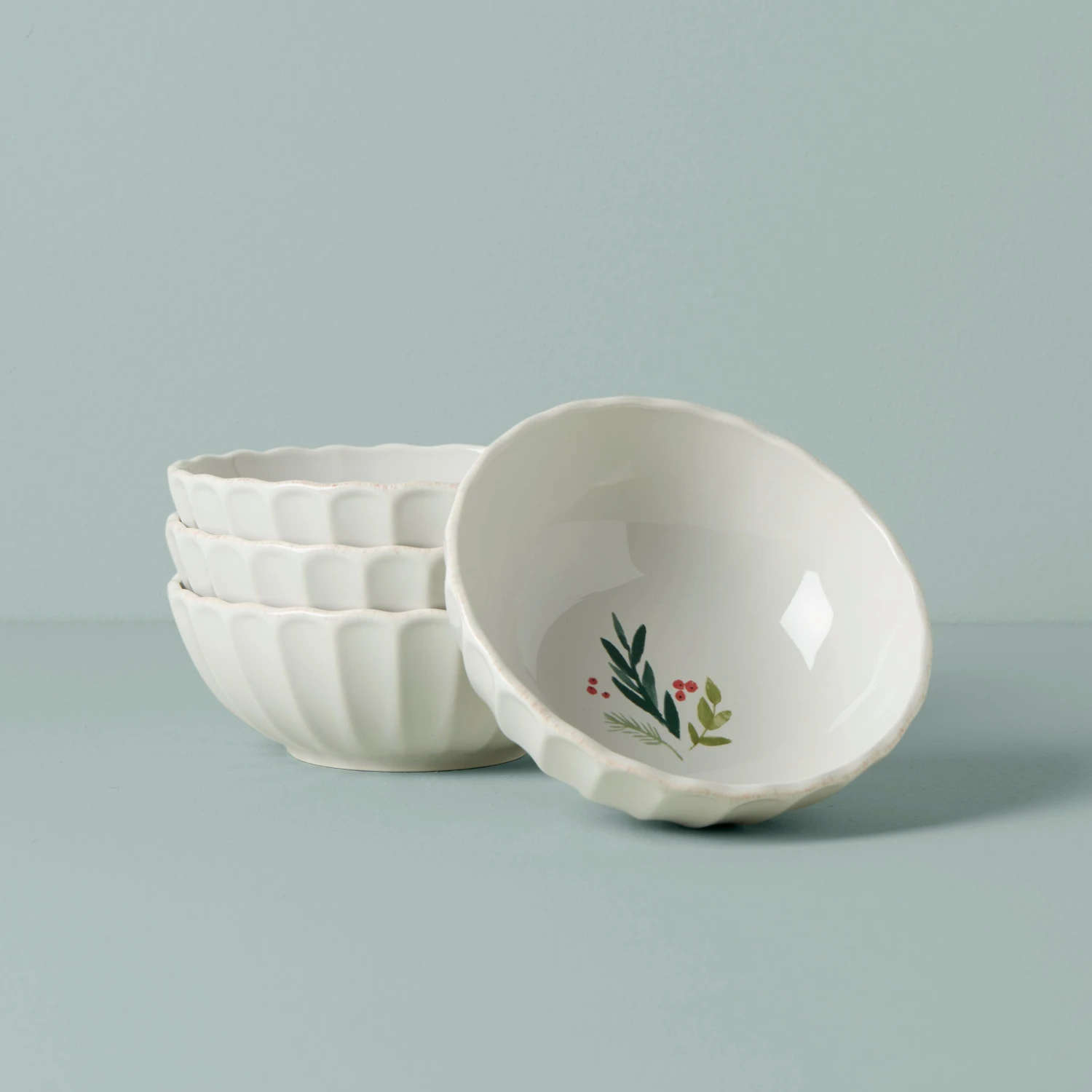 Lenox French Perle Berry All-Purpose Bowls, Set of 4 - Elegant Dinnerware for Everyday Dining 3 Lenox French Perle Berry All-Purpose Bowls, Set of 4 - Elegant Dinnerware for Everyday Dining