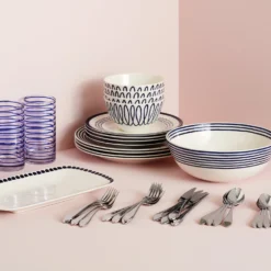Kate Spade Charlotte Street 38-Piece Dinnerware Set | Elegant Tableware Collection -lenox Sales Store 894271 w12