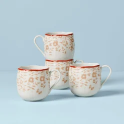 Lenox Butterfly Meadow Cottage 4-Piece Mugs - Elegant Dinnerware Set -lenox Sales Store 894280 w10 df1f5a39 4df7 4e6a b50e 366f826fa82c