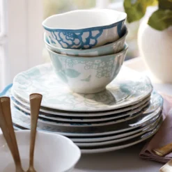 Lenox Butterfly Meadow Cottage 4-Piece Rice Bowls Set | Elegant Dinnerware -lenox Sales Store 894281 w12