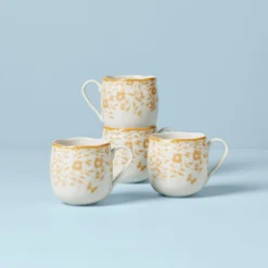 Lenox Butterfly Meadow Cottage 4-Piece Mugs - Elegant Dinnerware Set -lenox Sales Store 894336 w10 0c9d0b70 09f4 44cb 8d7e 68f6187b21f2