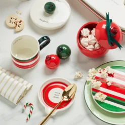 Kate Spade Merry & Bright Mug - Festive Holiday Dinnerware -lenox Sales Store 894419 894416 KS S23 FEA 9fa4fa79 d10b 46cf a597 e4712b74b536