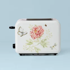 Lenox Butterfly Meadow Toaster - 2-Slice Stainless Steel Kitchen Toaster -lenox Sales Store 894541 w11