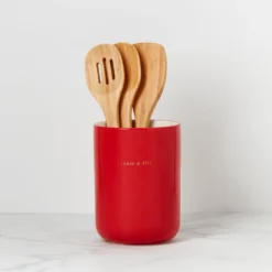 Kate Spade Knock On Wood Apple Crock with Servers | Stylish Kitchen Accessory