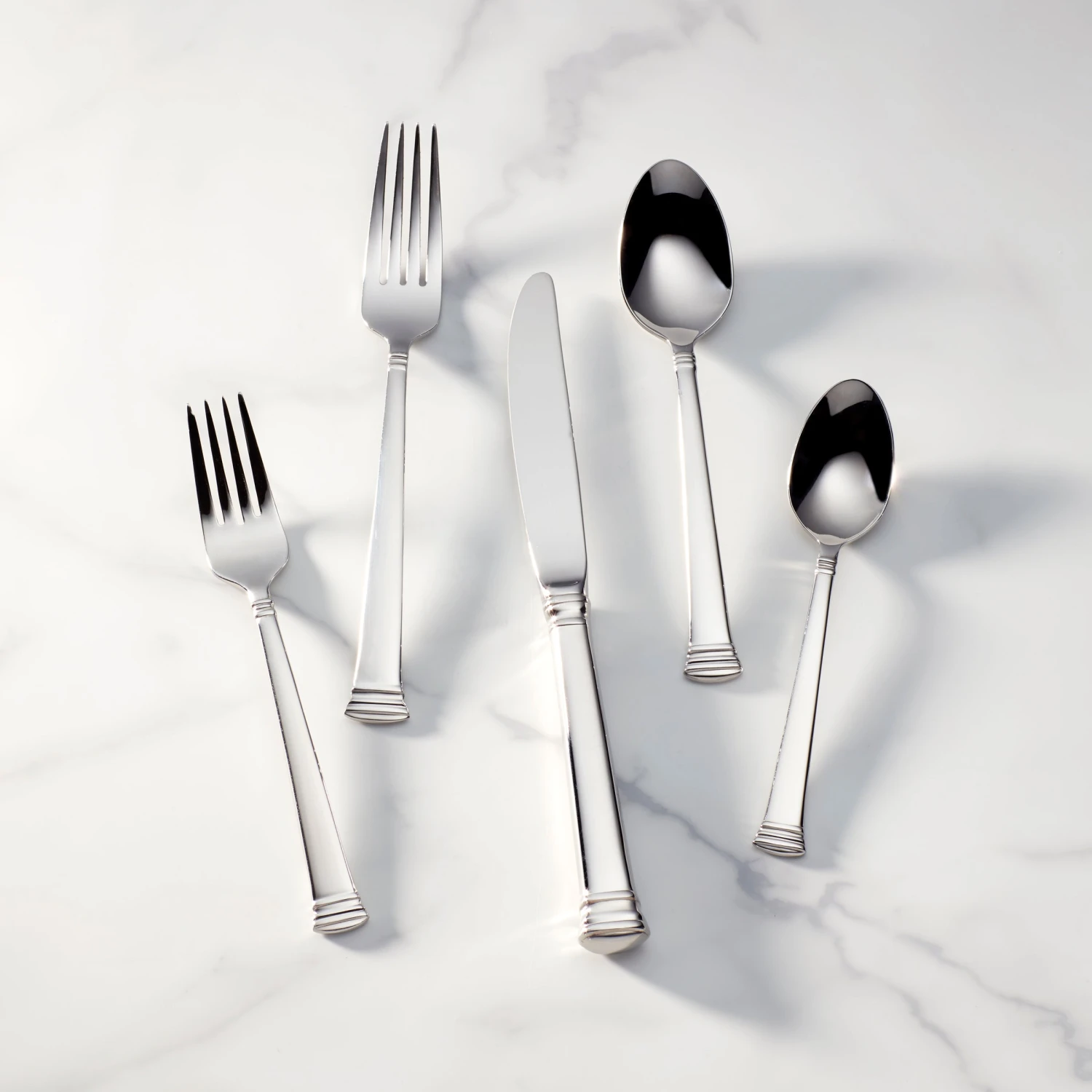 Lenox Eternal 5-Piece Place Setting - Elegant Flatware for Everyday Dining 3 Lenox Eternal 5-Piece Place Setting - Elegant Flatware for Everyday Dining