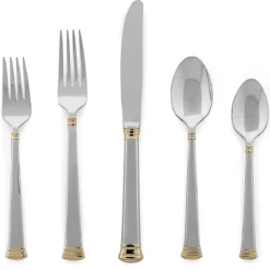 Lenox Eternal Gold 5-Piece Place Setting - Elegant Flatware for Fine Dining -lenox Sales Store 9828092 wHR 0120670f 7f48 414f abe0 d4353cffa088
